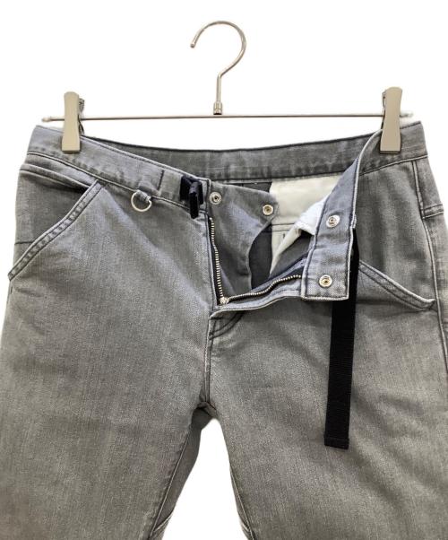 THE NORTHFACE PURPLELABEL（ザ・ノースフェイス パープルレーベル）THE NORTHFACE PURPLELABEL (ザ・ノースフェイス パープルレーベル) Webbing Belt Denim Pants グレー サイズ:WSの古着・服飾アイテム