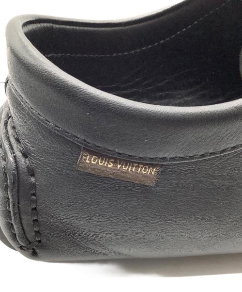 LOUIS VUITTON（ルイ ヴィトン）LOUIS VUITTON (ルイ ヴィトン) ドライビングシューズ ブラック サイズ:8 1/2の古着・服飾アイテム