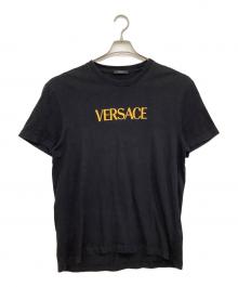 VERSACE（ヴェルサーチ）の古着「半袖Tシャツ」｜ブラック