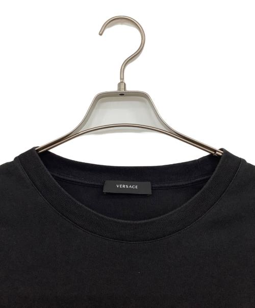 VERSACE（ヴェルサーチ）VERSACE (ヴェルサーチ) 半袖Tシャツ ブラック サイズ:2XLの古着・服飾アイテム