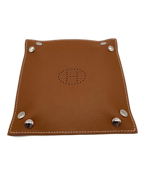 HERMES（エルメス）HERMES (エルメス) Hエヴリン	ヴィド・ポッシュ ブラウン×オレンジの古着・服飾アイテム