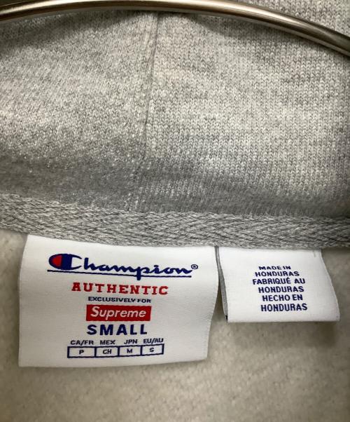 Champion（チャンピオン）Champion (チャンピオン) SUPREME (シュプリーム) Hooded Sweatshirt 'Heather Grey' グレー サイズ:Sの古着・服飾アイテム