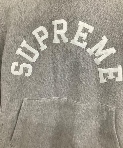 Champion（チャンピオン）Champion (チャンピオン) SUPREME (シュプリーム) Hooded Sweatshirt 'Heather Grey' グレー サイズ:Sの古着・服飾アイテム