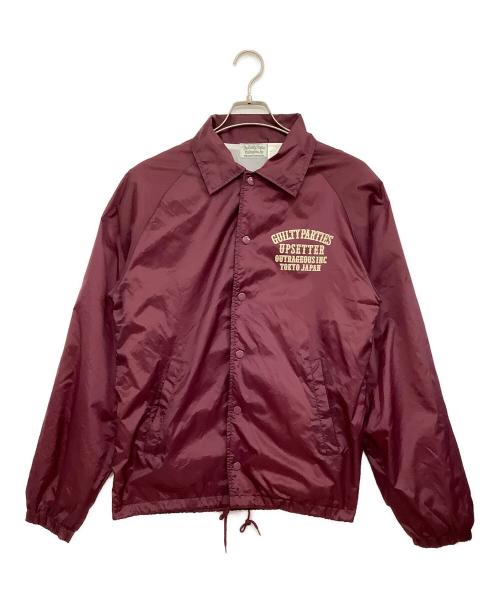 WACKO MARIA（ワコマリア）WACKO MARIA (ワコマリア) コーチジャケット エンジ サイズ:Sの古着・服飾アイテム
