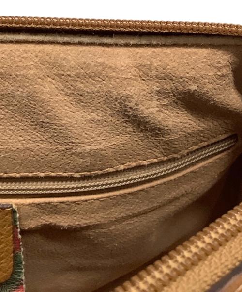 GUCCI（グッチ）GUCCI (グッチ) ミニボストンバッグ ホワイト×ブラウンの古着・服飾アイテム