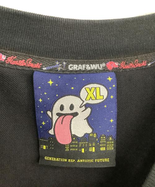 GRAF&WU（グラフアンドユー）GRAF&WU (グラフアンドユー) 半袖カットソー ブラック サイズ:XLの古着・服飾アイテム