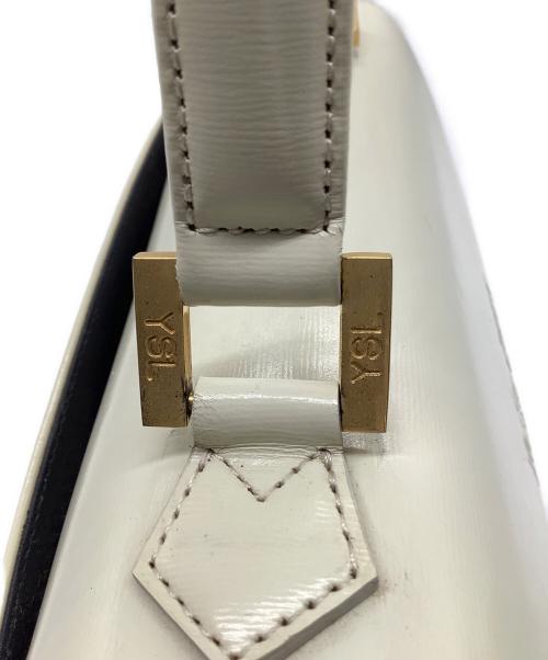 Yves Saint Laurent（イヴサンローラン）Yves Saint Laurent (イヴサンローラン) ハンドバッグ アイボリーの古着・服飾アイテム