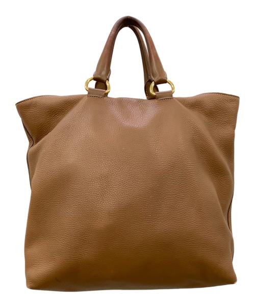 PRADA（プラダ）PRADA (プラダ) 2WAYトートバッグ ブラウンの古着・服飾アイテム