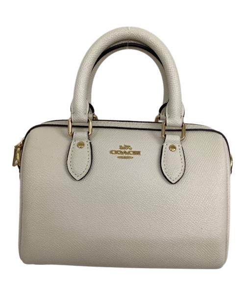 COACH（コーチ）COACH (コーチ) ミニ ローアン クロスボディ ホワイトの古着・服飾アイテム