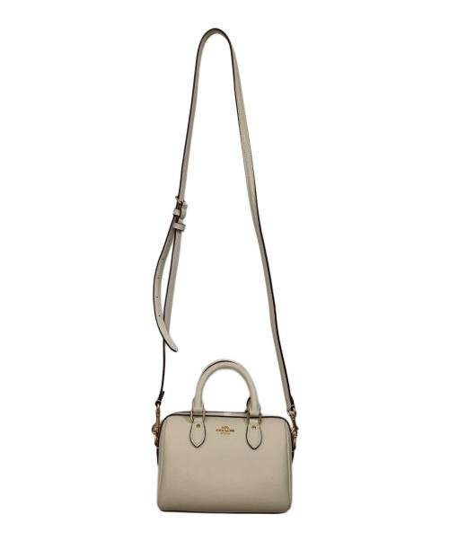 COACH（コーチ）COACH (コーチ) ミニ ローアン クロスボディ ホワイトの古着・服飾アイテム