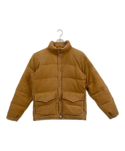 A BATHING APE（アベイシングエイプ）A BATHING APE (アベイシングエイプ) モールスキンクラシックダウンジャケット ブラウン サイズ:Mの古着・服飾アイテム