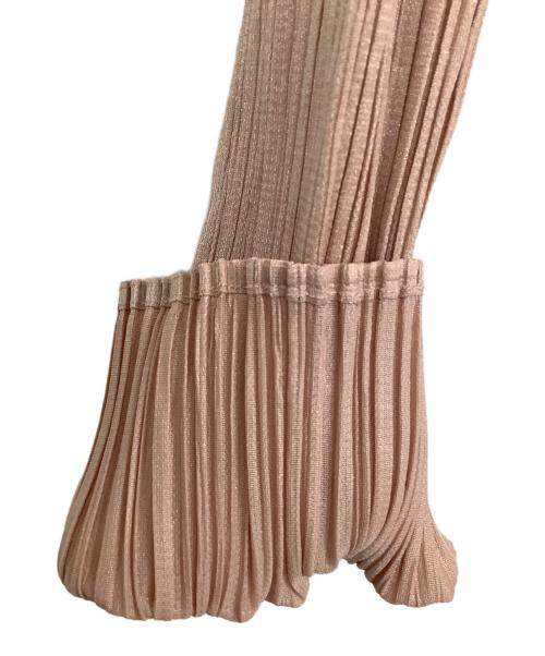 PLEATS PLEASE（プリーツプリーズ）PLEATS PLEASE (プリーツプリーズ) 長袖ワンピース ピンク サイズ:3の古着・服飾アイテム