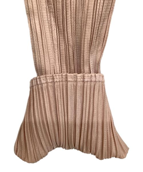 PLEATS PLEASE（プリーツプリーズ）PLEATS PLEASE (プリーツプリーズ) 長袖ワンピース ピンク サイズ:3の古着・服飾アイテム