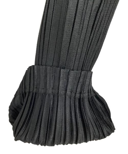 PLEATS PLEASE（プリーツプリーズ）PLEATS PLEASE (プリーツプリーズ) プリーツダブルジャケット ブラック サイズ:4の古着・服飾アイテム