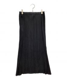 PLEATS PLEASE（プリーツプリーズ）の古着「タイトプリーツスカート」｜ブラック
