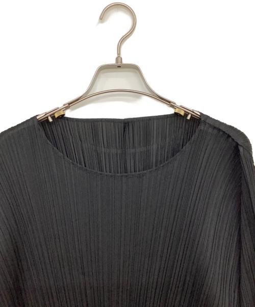 PLEATS PLEASE（プリーツプリーズ）PLEATS PLEASE (プリーツプリーズ) 長袖ワンピース ブラック サイズ:3の古着・服飾アイテム