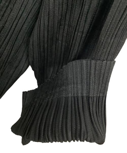 PLEATS PLEASE（プリーツプリーズ）PLEATS PLEASE (プリーツプリーズ) 長袖ワンピース ブラック サイズ:3の古着・服飾アイテム