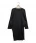 PLEATS PLEASE（プリーツプリーズ）の古着「長袖ワンピース」｜ブラック