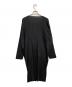 PLEATS PLEASE (プリーツプリーズ) 長袖ワンピース ブラック サイズ:3：18000円