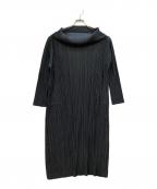 PLEATS PLEASEプリーツプリーズ）の古着「ロールネック」｜ブラック
