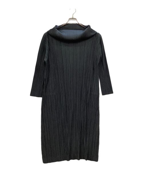 PLEATS PLEASE（プリーツプリーズ）PLEATS PLEASE (プリーツプリーズ) ロールネック ブラック サイズ:2の古着・服飾アイテム