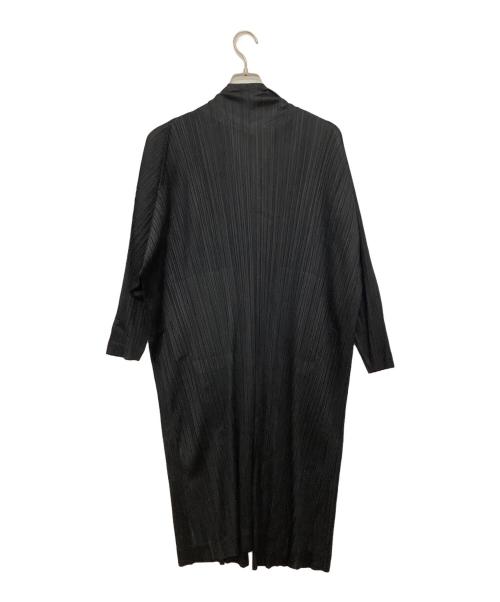 PLEATS PLEASE（プリーツプリーズ）PLEATS PLEASE (プリーツプリーズ) プリーツロングコート ブラック サイズ:2の古着・服飾アイテム