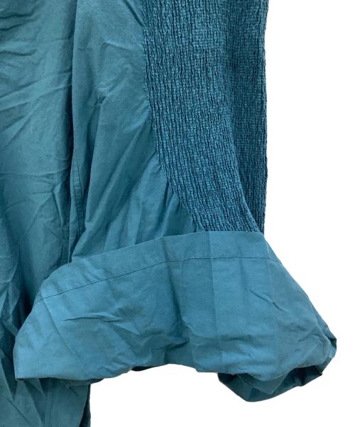 ISSEY MIYAKE（イッセイミヤケ）ISSEY MIYAKE (イッセイミヤケ) プリーツフレアパンツ ブルー サイズ:2の古着・服飾アイテム