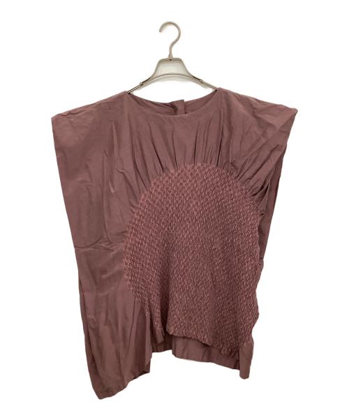 ISSEY MIYAKE（イッセイミヤケ）ISSEY MIYAKE (イッセイミヤケ) ノースリーブブラウス ピンク サイズ:2の古着・服飾アイテム