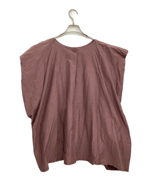 ISSEY MIYAKE（イッセイミヤケ）ISSEY MIYAKE (イッセイミヤケ) ノースリーブブラウス ピンク サイズ:2の古着・服飾アイテム