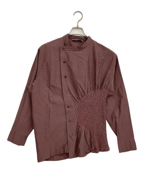 ISSEY MIYAKE（イッセイミヤケ）ISSEY MIYAKE (イッセイミヤケ) 長袖ブラウス ピンク サイズ:2の古着・服飾アイテム
