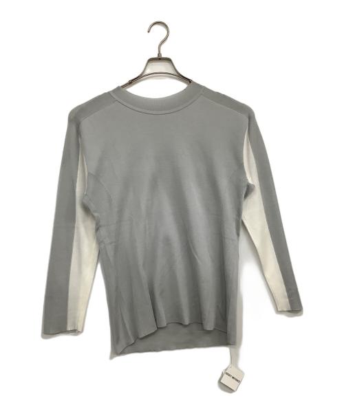 ISSEY MIYAKE（イッセイミヤケ）ISSEY MIYAKE (イッセイミヤケ) 薄手ニット グレー サイズ:2の古着・服飾アイテム