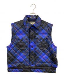 POLO RALPH LAUREN（ポロ・ラルフローレン）の古着「中綿ベスト」｜ブルー×ブラック