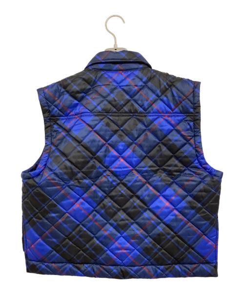 POLO RALPH LAUREN（ポロ・ラルフローレン）POLO RALPH LAUREN (ポロ・ラルフローレン) 中綿ベスト ブルー×ブラック サイズ:XSの古着・服飾アイテム