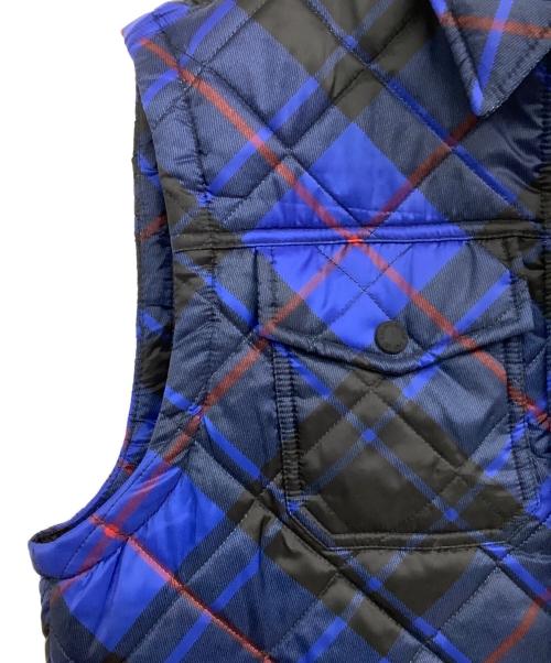 POLO RALPH LAUREN（ポロ・ラルフローレン）POLO RALPH LAUREN (ポロ・ラルフローレン) 中綿ベスト ブルー×ブラック サイズ:XSの古着・服飾アイテム