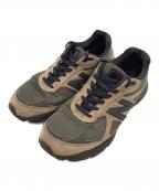 NEW BALANCEニューバランス）の古着「NEW BALANCEM990MG4」｜ブラウン×グリーン