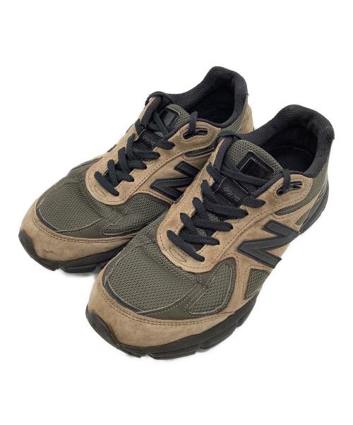 NEW BALANCE（ニューバランス）NEW BALANCE (ニューバランス) NEW BALANCEM990MG4 ブラウン×グリーン サイズ:US10の古着・服飾アイテム