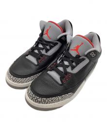 NIKE（ナイキ）の古着「AIR JORDAN3	Retro OG "Black Cement"」｜ブラック×グレー