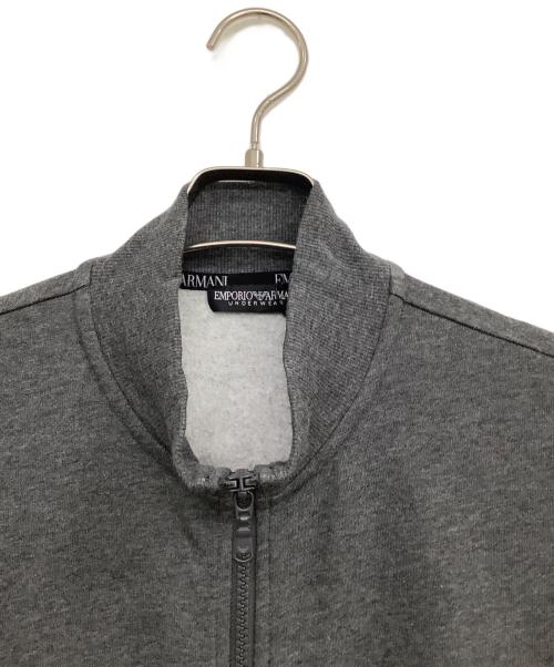 EMPORIO ARMANI（エンポリオ アルマーニ）EMPORIO ARMANI (エンポリオ アルマーニ) ジップアップスウェット グレー サイズ:Lの古着・服飾アイテム