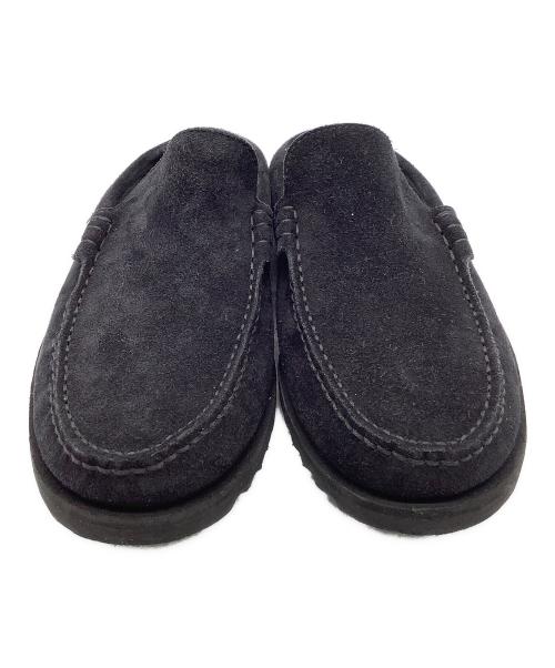PARABOOT（パラブーツ）PARABOOT (パラブーツ) ARPENTEUR (アルペントール) スウェードスリッポン ブラック サイズ:8の古着・服飾アイテム