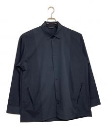 DESCENTE ALLTERRAIN（デザイント オルテライン）の古着「長袖シャツ」｜ネイビー