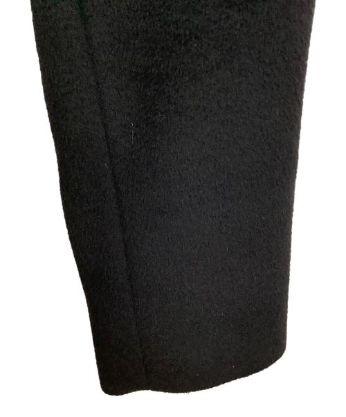 Max Mara Studio（マックスマーラ ストゥディオ）Max Mara Studio (マックスマーラ ストゥディオ) フォックスファーカラーコート ブラック サイズ:38の古着・服飾アイテム