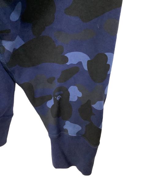 A BATHING APE（アベイシングエイプ）A BATHING APE (アベイシングエイプ) SHARK FULL ZIP HOODIE ネイビー サイズ:XLの古着・服飾アイテム