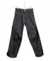 NVRFRGT（ネヴァーフォーゲット）の古着「3D TWISTED WIDE LEG JEANS」｜インディゴ