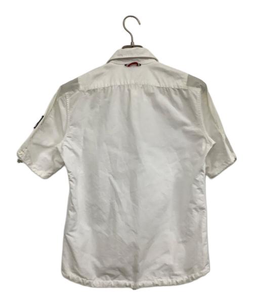 MONCLER GAMME BLEU（モンクレール ガム ブルー）MONCLER GAMME BLEU (モンクレール ガム ブルー) 半袖シャツ ホワイト サイズ:1の古着・服飾アイテム