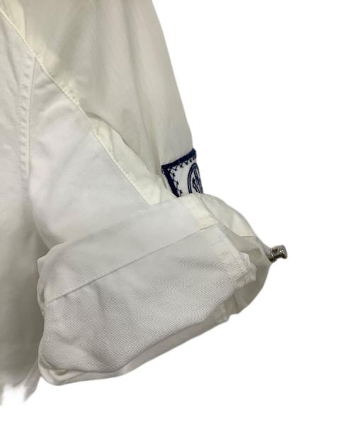 MONCLER GAMME BLEU（モンクレール ガム ブルー）MONCLER GAMME BLEU (モンクレール ガム ブルー) 半袖シャツ ホワイト サイズ:1の古着・服飾アイテム
