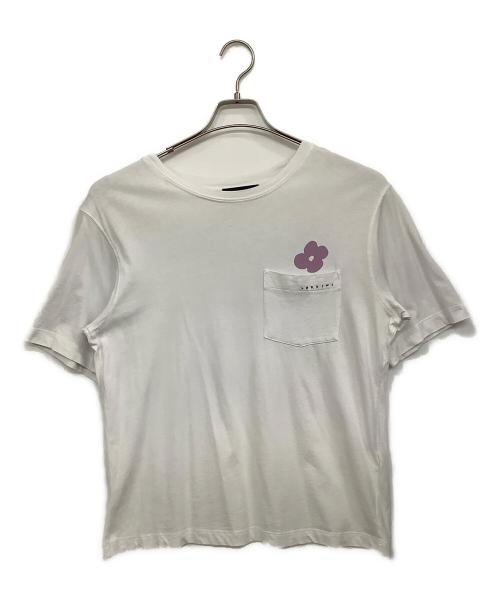 LARDINI（ラルディーニ）LARDINI (ラルディーニ) 半袖カットソー ホワイト サイズ:XSの古着・服飾アイテム