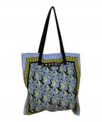 MARNIマルニ）の古着「バンダナトートバック」｜イエローxスカイブルー
