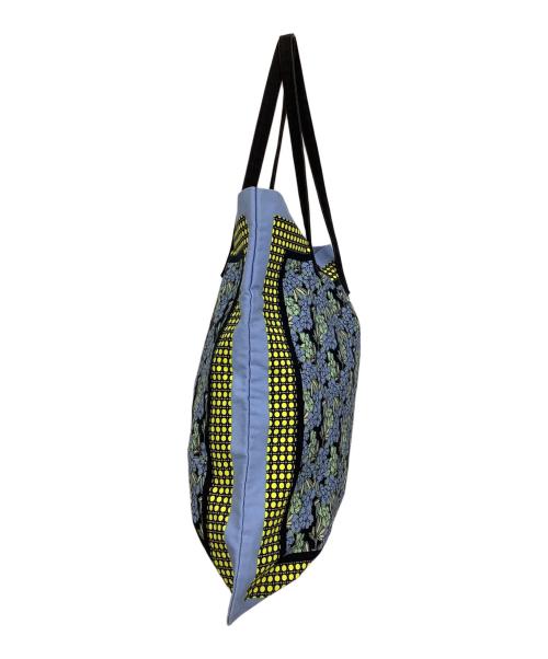 MARNI（マルニ）MARNI (マルニ) バンダナトートバック イエローxスカイブルーの古着・服飾アイテム