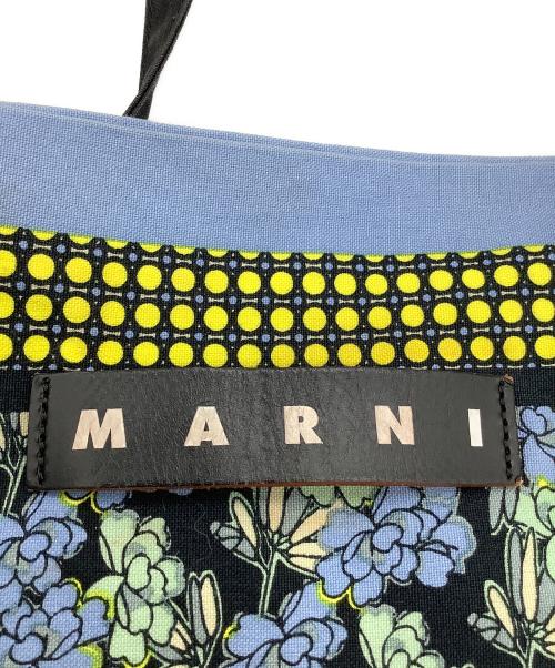 MARNI（マルニ）MARNI (マルニ) バンダナトートバック イエローxスカイブルーの古着・服飾アイテム