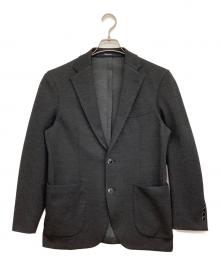 Aquascutum（アクアスキュータム）の古着「ジャージージャケット」｜ブラック
